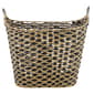 9th & Pike&#174; Large Black Diamond Pattern Seagrass Basket - image 5