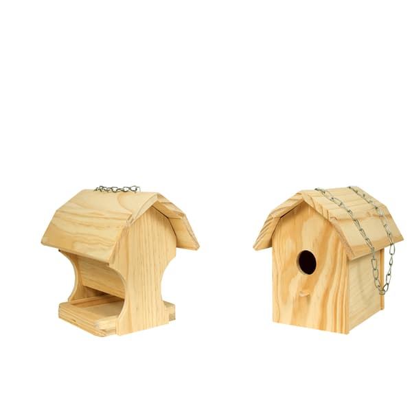 Homeware DIY Combo Kit Bird Feeder and Birdhouse - image 