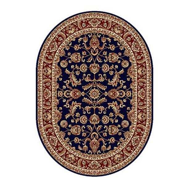 Tayse Sensation Sariya Oval Area Rug - Navy Blue - image 