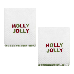 Avanti Holly Jolly 2pc. Hand Towel