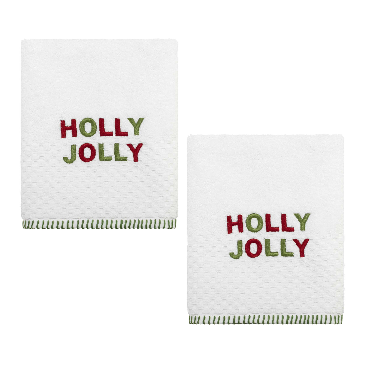 Avanti Holly Jolly 2pc. Hand Towel