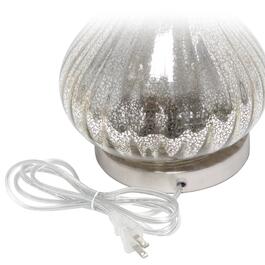 Lalia Home Classix Speckled Mercury Tear Drop Table Lamp w/Shade
