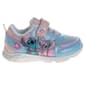 Little Girls Disney Stitch and Angel Light Up Fashion Sneakers. - image 2