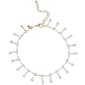 Jessica Simpson Yellow Gold Clear Rhinestone Anklet Set - image 3