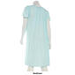 Plus Size Miss Elaine Short Sleeve Tricot Solid Short Nightgown - image 2