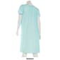 Plus Size Miss Elaine Short Sleeve Tricot Solid Short Nightgown - image 3