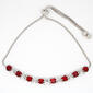 Lab Ruby XO Adjustable Bracelet - image 1