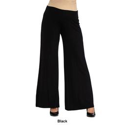 Plus Size 24/7 Comfort Apparel Palazzo Maternity Pants