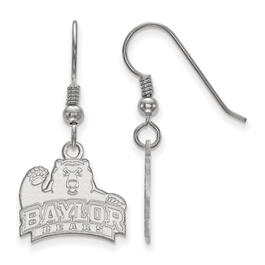 Baylor University Small Dangle Wire Earrings