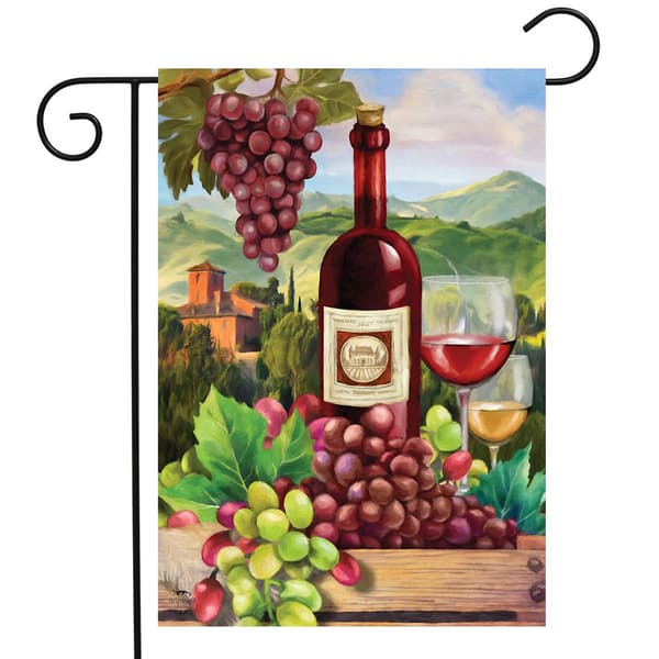 Briarwood Lane Wine Country Garden Flag - image 