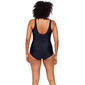 Womens Reebok In The Dark Ocean Square Neck One Piece Swimsuit - image 2