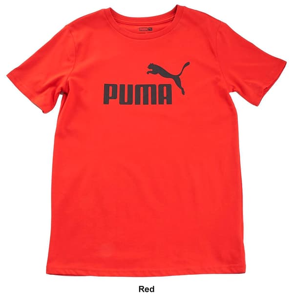 Boys (8-20) Puma® Jersey Cotton Short Sleeve T-Shirt