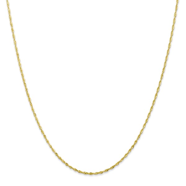 Gold Classics(tm) 10kt. 1.5mm 18in. Extra-Lite Rope Chain - image 