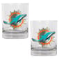NFL Miami Dolphins 2pc. 14oz. Rocks Glass Set - image 1