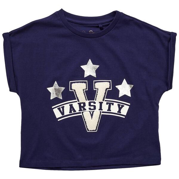 Girls &#40;7-16&#41; Jessica Simpson Boxy Varsity Chenille Tee - image 