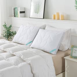 Waverly Antimicrobial Quilted Feather Pillow