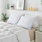 Waverly Antimicrobial Quilted Feather Pillow - image 2