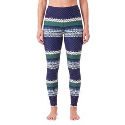 Womens LANDS'' END Fairisle Full Length Legging Pants