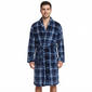 Mens Preswick & Moore(R) Plaid Plush Robe - image 1