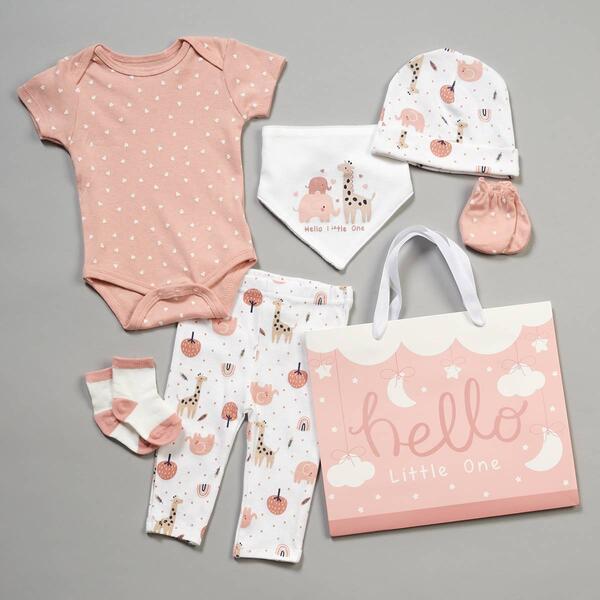 Baby Girl &#40;NB-6M&#41; baby views&#40;R&#41; 8pc. Hello Little One Gift Set - image 