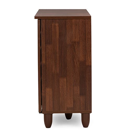 Baxton Studio Gisela Two-Tone Shoe Cabinet