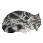 Hi-Line Gift Enchanting Black Sleeping Kitten Garden Statue - image 1