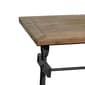 9th & Pike® Brown Coastal Metal Console Table - image 6