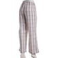 Juniors Self Esteem Ballet Slippers Plaid Wide Leg Lounge Pants - image 3