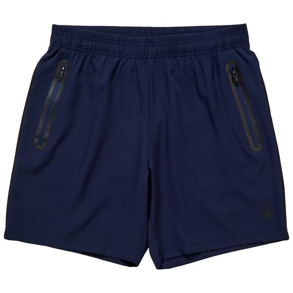 Mens Spyder Woven Shorts - Dusty Navy - image 