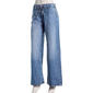 Juniors Celebrity Pink Self Belt Mid Rise Wide Leg Jeans - image 2