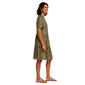 Womens Harper 241 Short Sleeve Tier Stripe Fit & Flare Dress - image 3