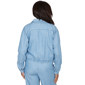 Womens Alfred Dunner Beachcomber Snap Button Denim Jacket - image 2