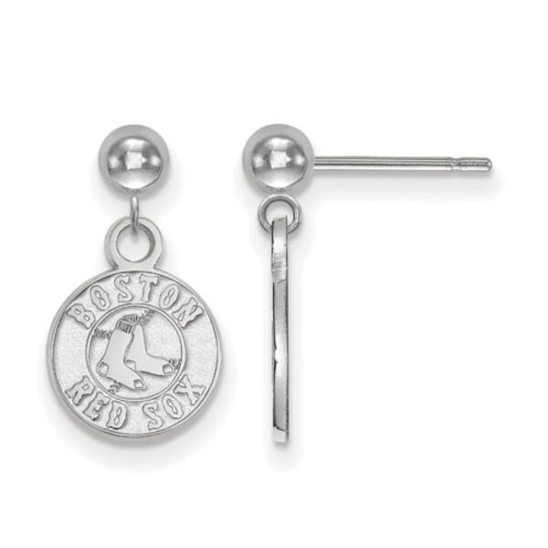 MLB Boston Red Sox Dangle Ball Earrings - image 