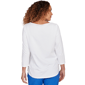 Womens Ruby Rd. Must Haves II 3/4 Sleeve Bella Vista Tee - image 2
