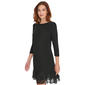 Womens Tommy Hilfiger 3/4 Sleeve Jersey Ruffle Hem A-Line Dress - image 2
