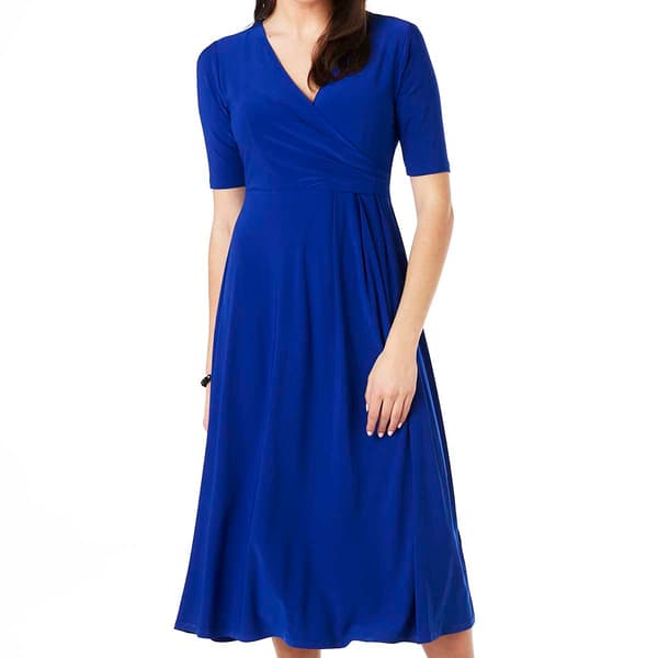 Women's chaps outlet surplice midi dress