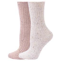 Womens HUE(R) 2pr. Tweed Boot Socks