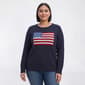 Plus Size Architect(R) Long Sleeve Crew Neck Flag Sweater - image 1