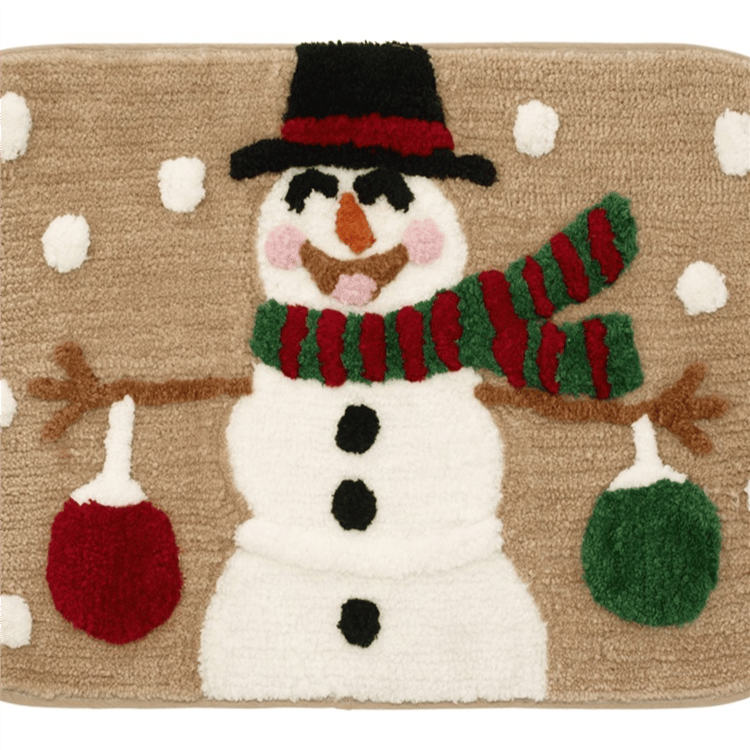 Avanti Mr. Snowman 3pc. Contour Rug Set