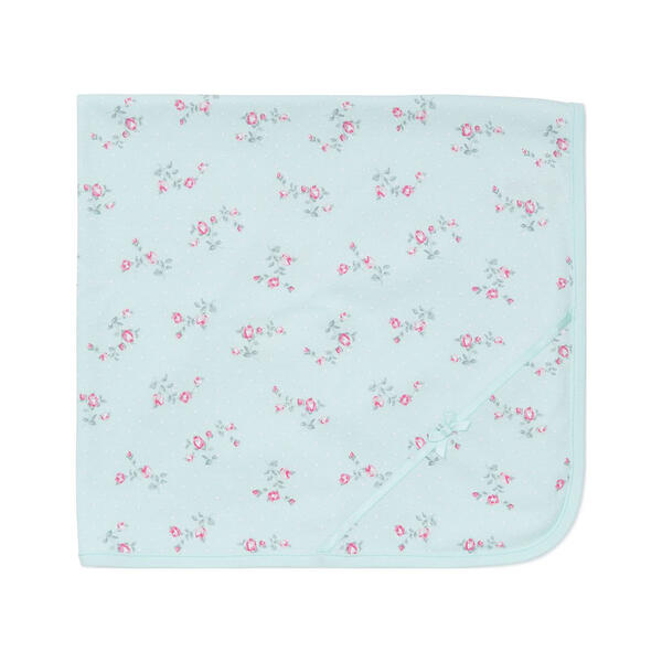 Little Me Floral Spray Receiving Blanket - image 