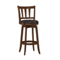 HH2 Home Presque Isle Cherry Wood Bar Height Swivel Stool - image 2
