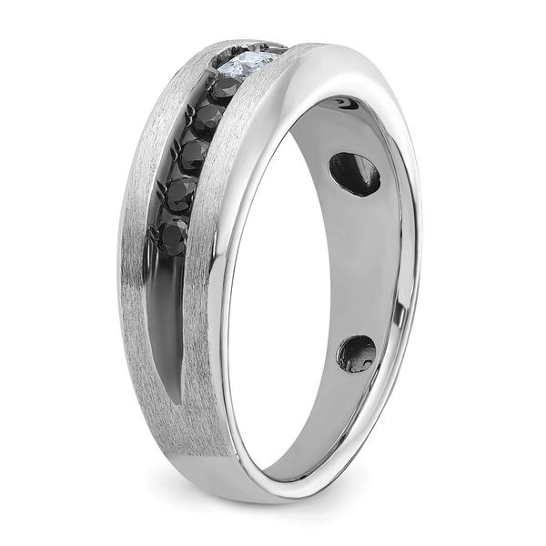 Mens Gentlemen’s Classics™ 14kt. White Gold Square Diamond Ring