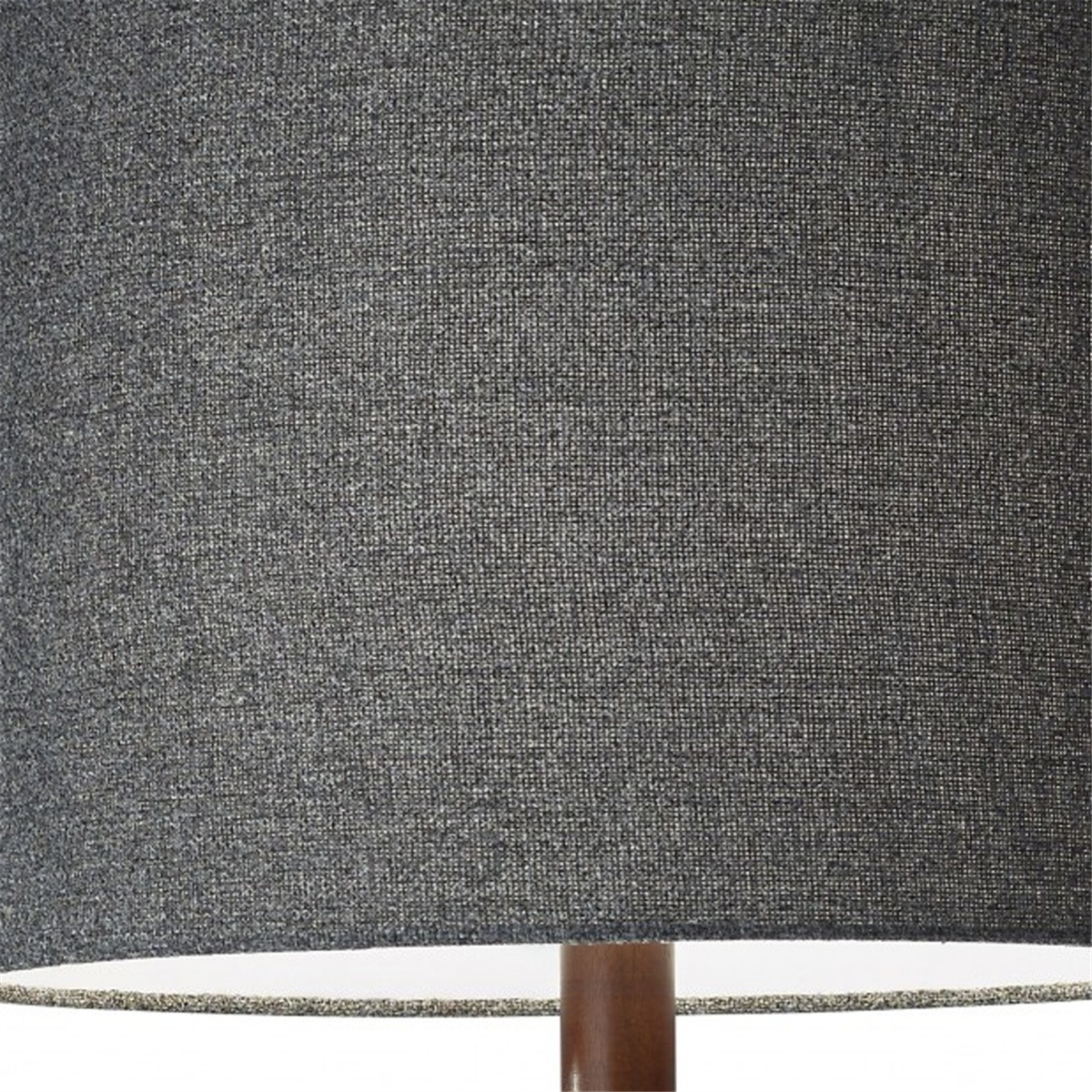 HomeRoots 59in. Brown And Black Solid Wood Floor Lamp