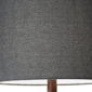 HomeRoots 59in. Brown And Black Solid Wood Floor Lamp - image 3