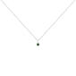 Radiant Rainbow&#8482; 1/10ctw. Green Diamond Pendant - image 2