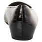 Womens Easy Street Crescent Black Crocodile Flats - image 3