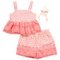 Girls (7-12) BTween® Floral/Paisley Top & Short Set - Rose - image 2