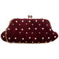Jessica McClintock Palma Velvet Clutch - image 2