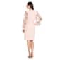 Womens R&M Richards Long Sequin Sleeve Side Drape A-Line Dress - image 2