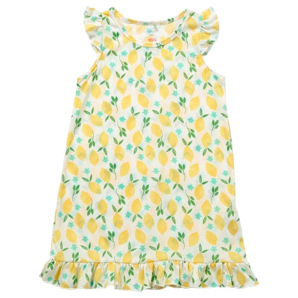 Girls &#40;4-6x&#41; Rene Rofe Pretty Pearl Lemon Gown - image 